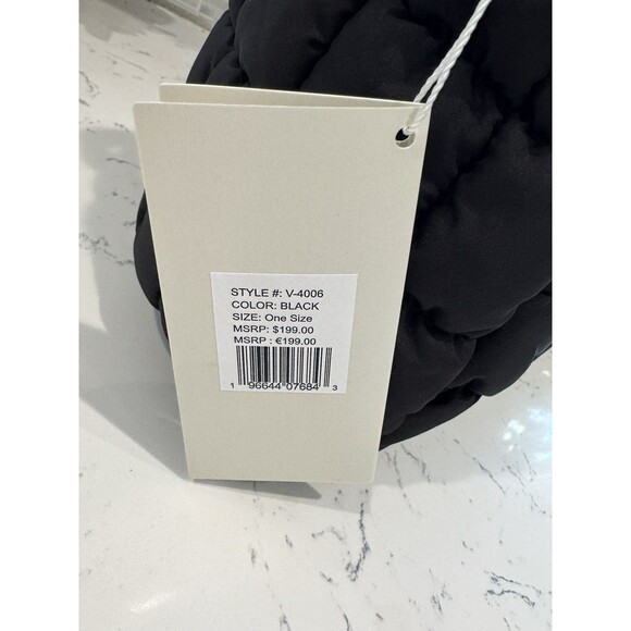 Valentino Orlandi Italian Large Crossbody Bag Silver Hardware & Signature Strap - Picture 4 of 7